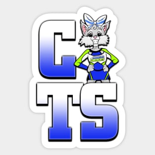 CATS with C.C. the Cheercat! Sticker